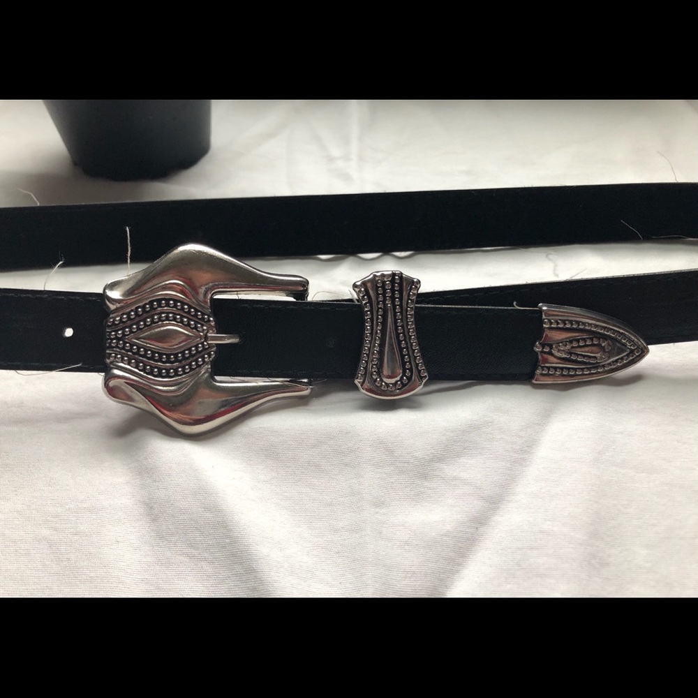 Black Leather Belt